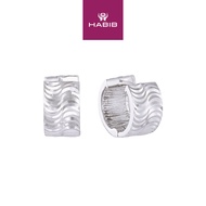 HABIB 750/18K White Gold Earring GEC016