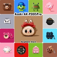 【imamura】For Asaki AK-PODSPro Case Trendy Cartoon Soft Silicone Earphone Case Casing Cover NO.1