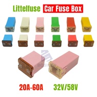 2PCS Littelfuse Semi-transparent Box-type fuse 20A 25A 30A 40A 50A 60A 58V 32V Fuse for Ford BYD Lev