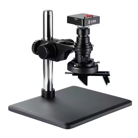 Full HD 48MP 2K 1080P 60FPS 2D 3D Electronic Video Industrial Microscope 0.7X-5X HDMI USB Large Fiel