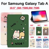 For Samsung Galaxy Tab A 10.5'' SM-T590 T595 Brand new Cute Bunny Cat High Quality Tablet PC Case Ta