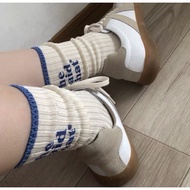 Exhibit Blue Shesaidthat Socks