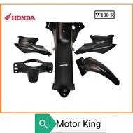 Full Set Inner Black Cover Hitam Honda W100R Wave 100R (OEM)