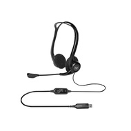 LOGITECH H370 WIRED USB COMPUTER HEADSET EARPHONE HEADPHONE WITH NOISE CANCELING MICROPHONE (981-000