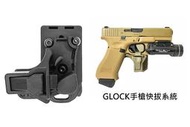 【KUI】CTM 克拉克系列 GA手槍快拔系統槍套 槍燈內紅點用槍套 G17、18、19、AAP、TP22~48298