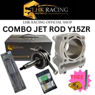 LHK RACING COMBO SET Y15ZR SPEC 65MM SPEC 66MM CRANKSHAFT TIMIMG CHAIN BOLT STUD TIANG BLOCK JET ROD