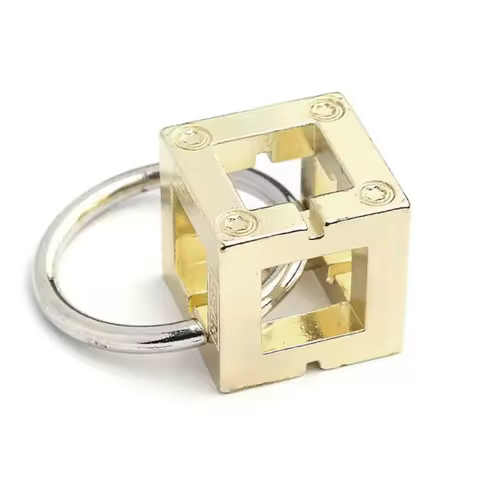 Metal Brain Teaser Puzzle Box Difficult Magic Mind Challenge IQ Smart Logic Test Educational Toys Fo