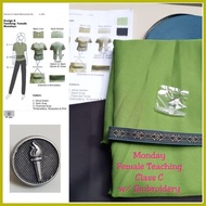 ∩ ∢ ▗ 2021 DepEd National Teachers Uniform Monday Female teaching w/ original embroidery trimmings