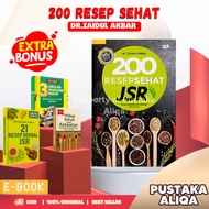 BOOK 200 HEALTHY RECIPES JSR dr. ZAIDUL AKBAR ORIGINAL HARD COVER & FULL COLOR BONUS EBOOK