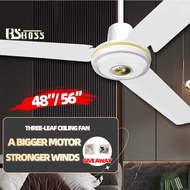 BSBOSS 3Blades Ceiling Fan 48"/56" With Regulator Kipas Siling 3Bilah