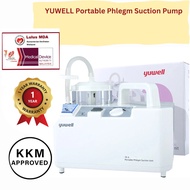 MDA approved Yuwell  Portable Phlegm Suction Pump Machine Unit 7E-B (Oil Free Pump)Mesin Penyedut Kahak Mudah Alih