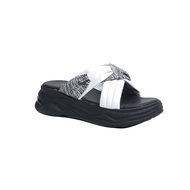 Dunkenstock Rossa • Sandal Stylish Motif Ban Dua Strap Silang Fashion Kasual Wanita Kekinian Sandal