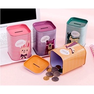 Mini Coin Bank Kids Coin Bank Tabung Duit Syiling Bekas Simpan Pensel Stationery Container Money Coi