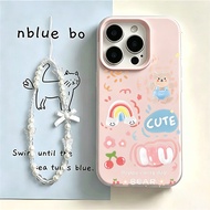 Cute 2 In 1 Couple Rainbow Case Realme Note 80 C85 Pro 60X C75 C71 C75X Case