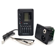 SV-T750 Acoustic Guitar Bass EQ Preamp with digital procedding tuner 5 Band EQ Equalizer with Tuner Guitar pickup