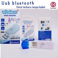 USB / AUX BLUETOOTH MUSIC RECEIVER untuk speaker dan tape mobil tanpa kabel new versi dengan MIC / audio mobil / audio rumah CK-06