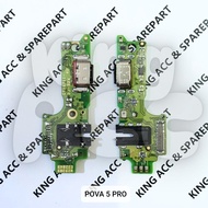FLEXIBLE FLEXIBLE TECNO POVA 5 PRO / LH8N CON CONNECTOR TC CHARGER HF MIC CONNECTOR