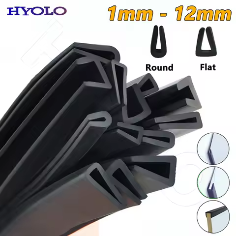 1Meter Rubber Edge Strip U Channel Rubber Seal Strip Metal Sharp Edge Protector Glass Table Edging D