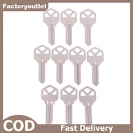 FCMY 10 PCS KW1 Three Hole Hotel Door Thiening Unit Door Key nk Key nk Key Material nk FAC
