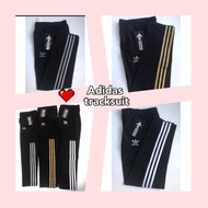 🎈Lelong🎈Tracksuit  Slimfit Lycra  S -2XL Seluar Track Adidas  Lelaki Perempuan Murah Tebal