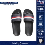 Tommy Hilfiger รองเท้าแตะ ผู้ชาย รุ่น FM0FM05233 BDS - สีดำ