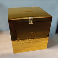 Gold engraved envelope box 30x30x30cm