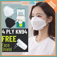 ✅NeoHL KF94 Mask Korean KF94 face mask 口罩 a mask 4 ply face mask 4 ply KF94 mask korea FREE face shi