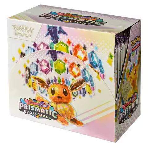 360Pcs English Pokémon TCG Prismatic Evolutions Scarlet Violet Box Pokémon Trade Card 36 Pack Box Gi