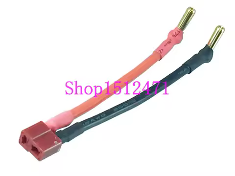 T Plug Deans female to 4.0mm 4mm cross banana 12AWG 10CM Wire for lipo Battery