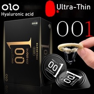 OLO 001 Ultra Thin Condom For Men OLO Condom Kondom Tahan Lama Sex Spike Kondom Nipis Seks