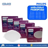 *WHOLESALE PROMO* Philips Meson LED ROUND Downlight 6w/9w/13w/17w/21w in DL/WW/CW | Authentic from Singapore