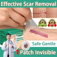 silicone scar sheet hilangkan parut jerawat acne scar tape scar removal keloid scar patch parut kaki