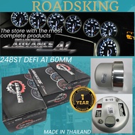 248ST DEFI A1 60MM METER RGB COLOUR GAUGE ADVANCE ADIK BERADIK VACUUM BOOST WATER OIL TEMP VOLT RPM
