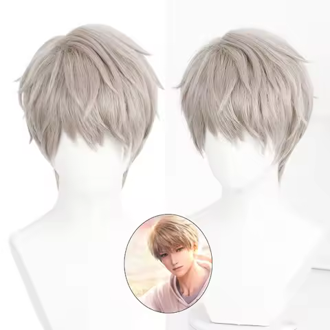 Xavier Role Wig Game Love and Deepspace Male Lead Modeling Wig Cover Man Daily Clothing Match Slight