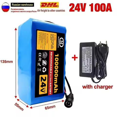 🔥New electric wheelchair lithium battery, mobile battery, BMS protection, 7s3p, 24V, 100Ah, 18650 li