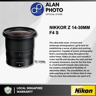 Nikon NIKKOR Z 14-30mm F4 S Lens for Nikon Z9 Z8 Z7 ii Z6 ii Z5 Zfc Z30 | Nikon Singapore Warranty