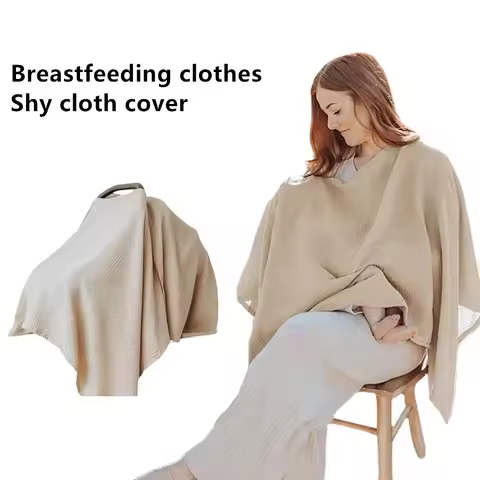 Breastfeeding Cloth, Nursing Cloth, Milk Covering, Cotton Cloth Cover for Outdoor Use, Light Blockin