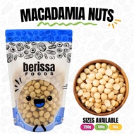 Macadamia Nuts - Unsalted 50g to 250g - to eat - Berissa Foods.
