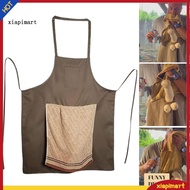 [Spot Goods]Men's Prank Apron with Surprise Pocket Novelty Kitchen Apron White Elephant Bachelor Par