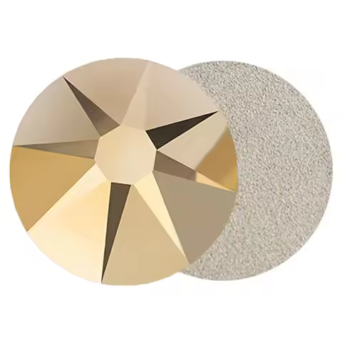 PUBRILEX 2088 Xirius Aurum Dazzling Non Hotfix Crystal Electroplating Flatback Cold Fixation Rhinest