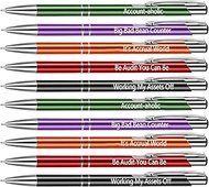 Auch 10 PCS Accountant Pens, Funny Accountant Bull Point Pens for Friends, Be Audit You Can Be, Uniq