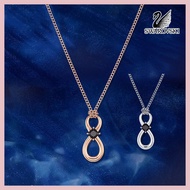 สร้อยคอ Swarovski Infinity Pendant with Black Crystal สวารอฟสกี้ ของแท้ 100% สร้อยคอ ของขวัญ พร้อมส่