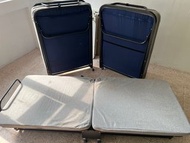 折疊床，床架，兩折床，鐵床架3尺床，Folding bed, bed frame, two-fold bed, iron bed frame 3 feet bed, 91x183cm,single b