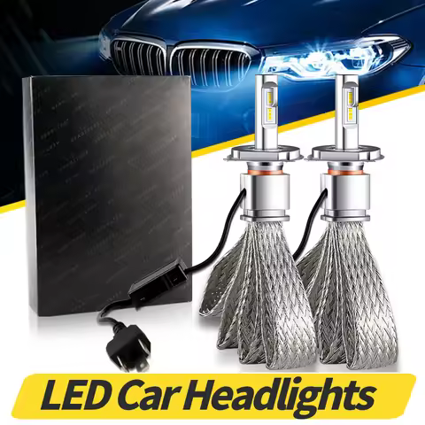 2X Fog Day Light Headlight H1 H3 H4 9003 HB2 H7 H8 H9 H11 9005 HB3 9006 HB4 9012(HIR2) LED Headlamp 