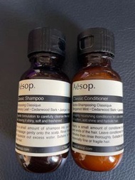 Aesop ( Classic Shampoo &amp; Conditoner 50ml)