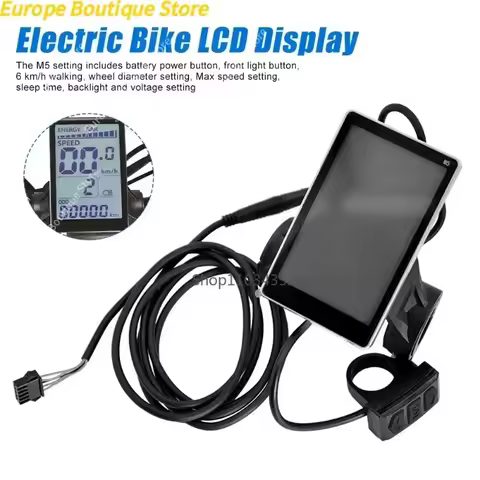 24V-60V 500W OUXI V8 Electric Bicycle Display, for Scooter Fat EBike 1.0/2. 0/3.0/4.0 Version LCD Di