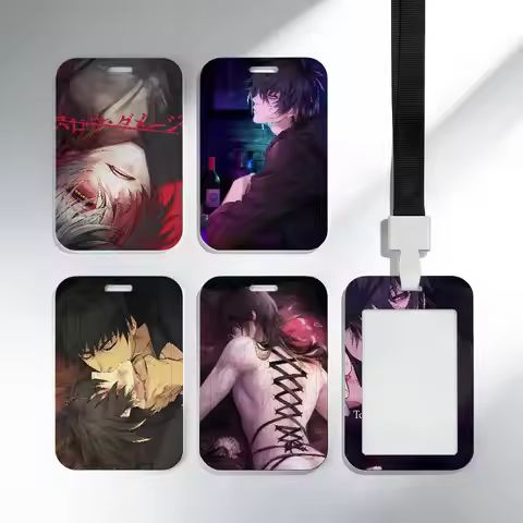 game art manga anime Slow d-Damage Towa Bus Subway Access Cardcase Plastic Work Holder Student Meal 