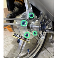 (Set of 5 Bolts) Rear Bolts Vnd Titanium Bolts X1R/Vnd Titanium Gr5 Original Vietnam