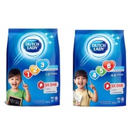 Dutch Lady 123 / 456 Plain & Honey 900gm