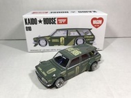 KAIDO010 (全新未拆) Minigt Kaido House 010 Datsun 510 Wagon Green mini gt